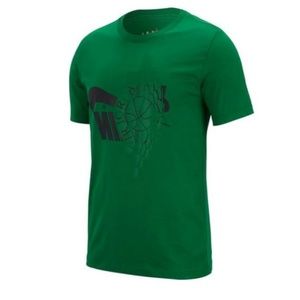 🎁 Nike Air Jordan Green Logo Men's Tshirt
